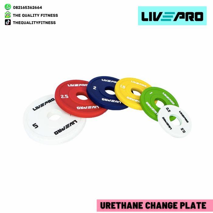 1 Set BUMPER URETHANE CHANGE PLATE FITNESS LIVEPRO