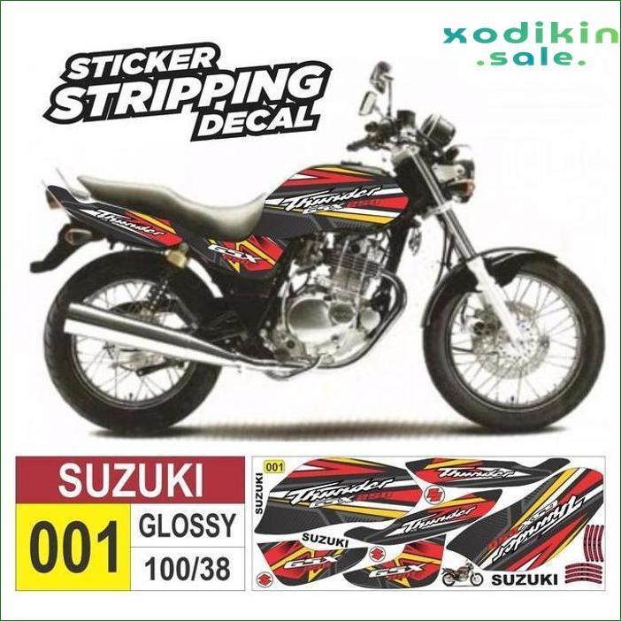 STRIPING SUZUKI THUNDER 250 GSX / DECAL THUNDER 250 GSX / VARIASI SUZUKI THUNDER 250 GSX MOTOR MOTOR
