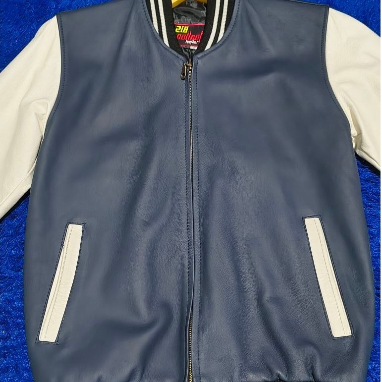 Jaket Kulit Domba Varsity