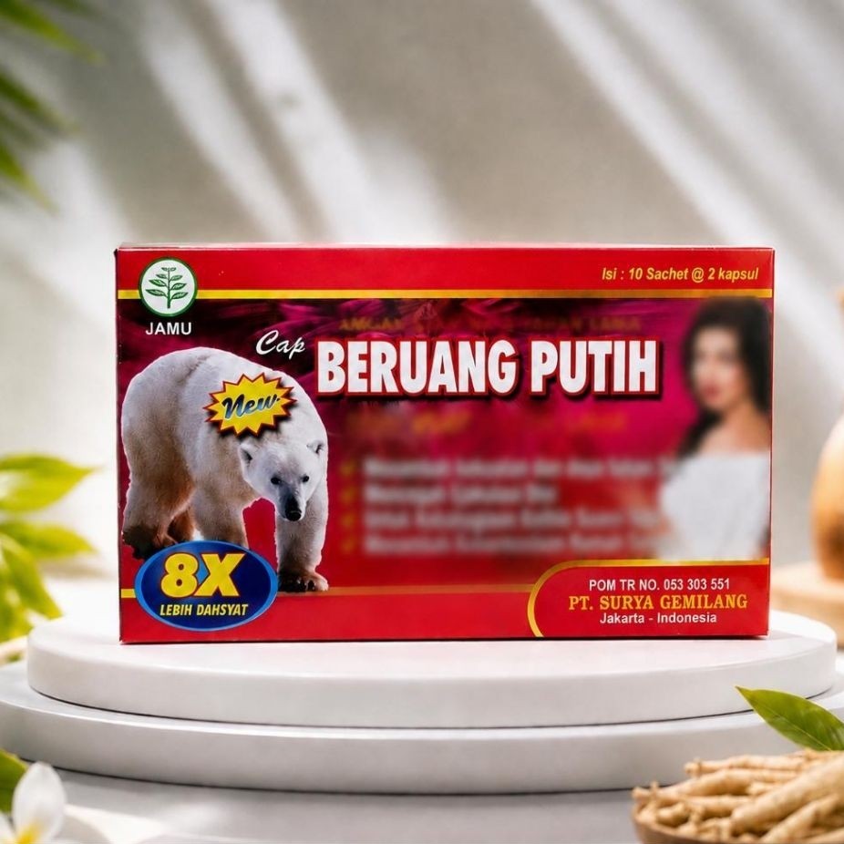 Beruang Putih Kapsul Ori