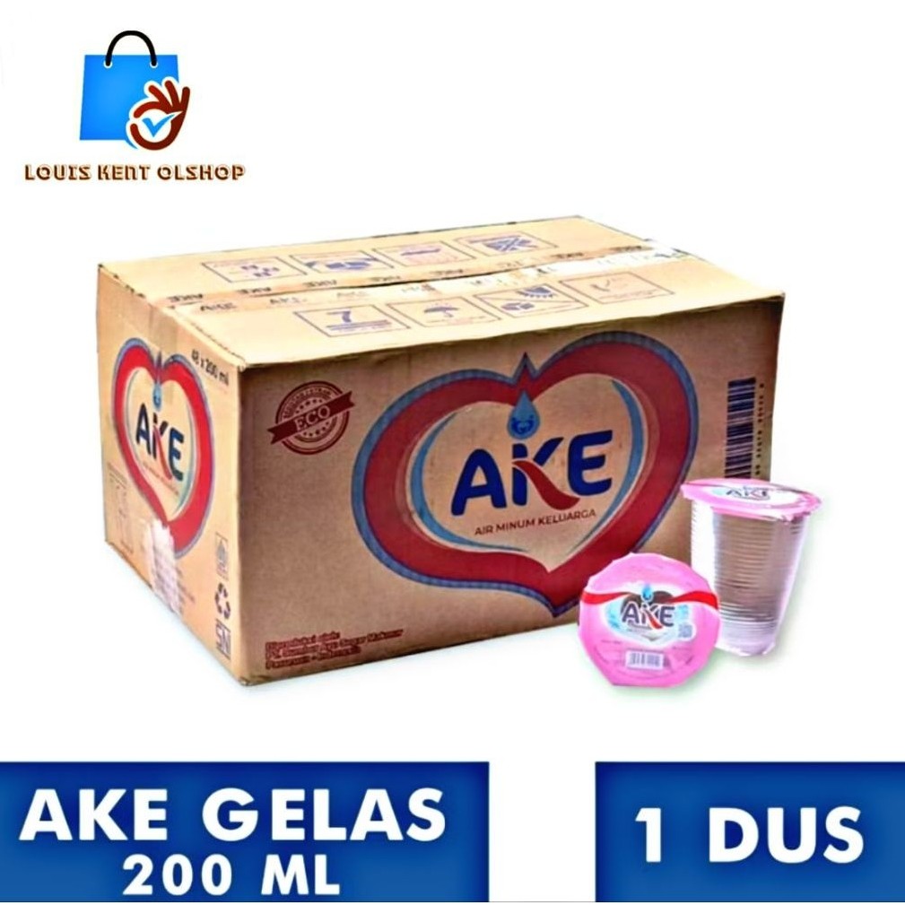 Ake Air Mineral Gelas 200ml x 48