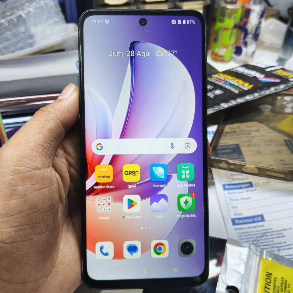 REALME C71 RAM 6/128 HP SEKEN ORIGINAL SIAP PAKAI
