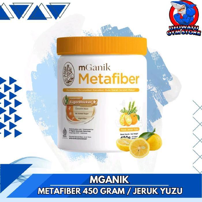 mGanik METAFIBER Sugar Blocker 450gr - MGanik Obat Mencegah Diabetes Menurunkan Gula Darah - Lychee