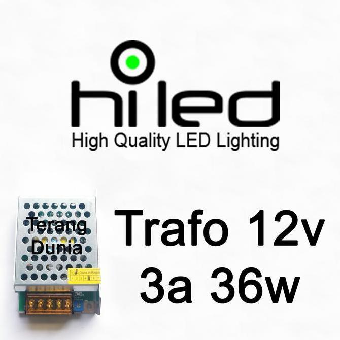 Trafo Hiled 3A 12V Trafo 12V Hiled 3A Power Supply 3A Hiled Trafo Ledstrip Hiled 3A