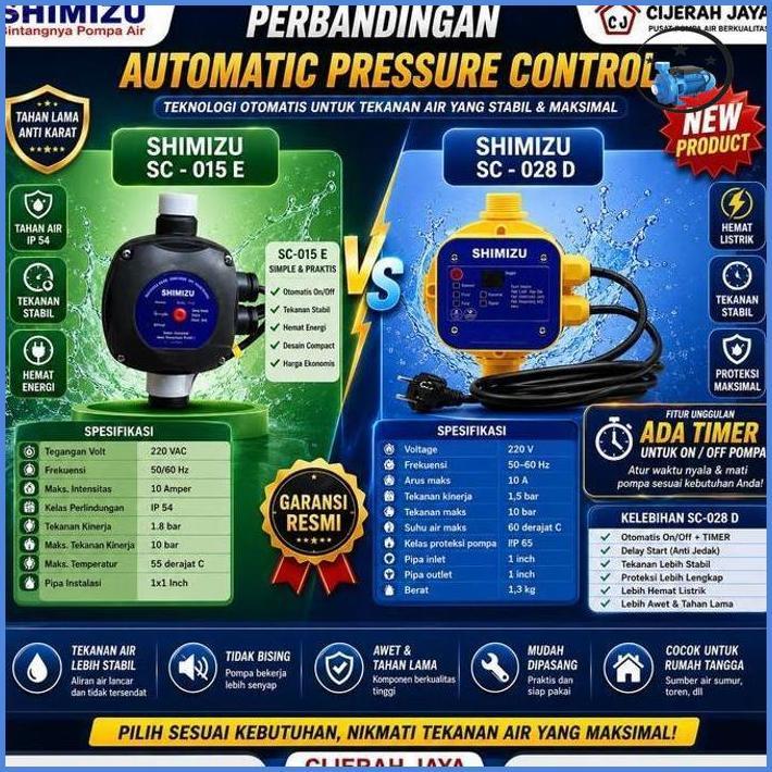 Automatic Pressure Control Shimizu Termurah