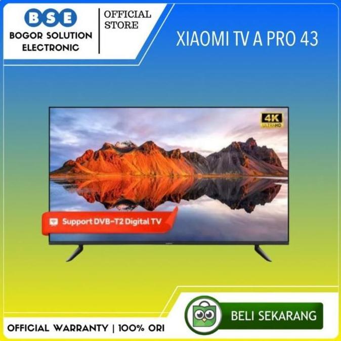 Tv Xiaomi 43 Inch 4K Uhd Digital Tv Xiaomi Tv A Pro 43 Google Tv