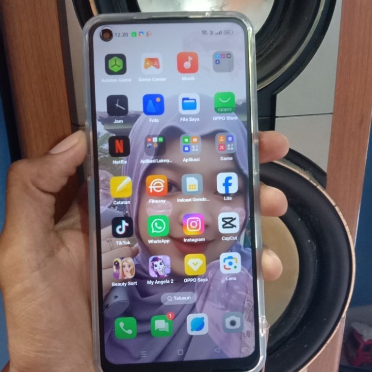 hanphone bekas OPO Reno 5f ram 8/128gb