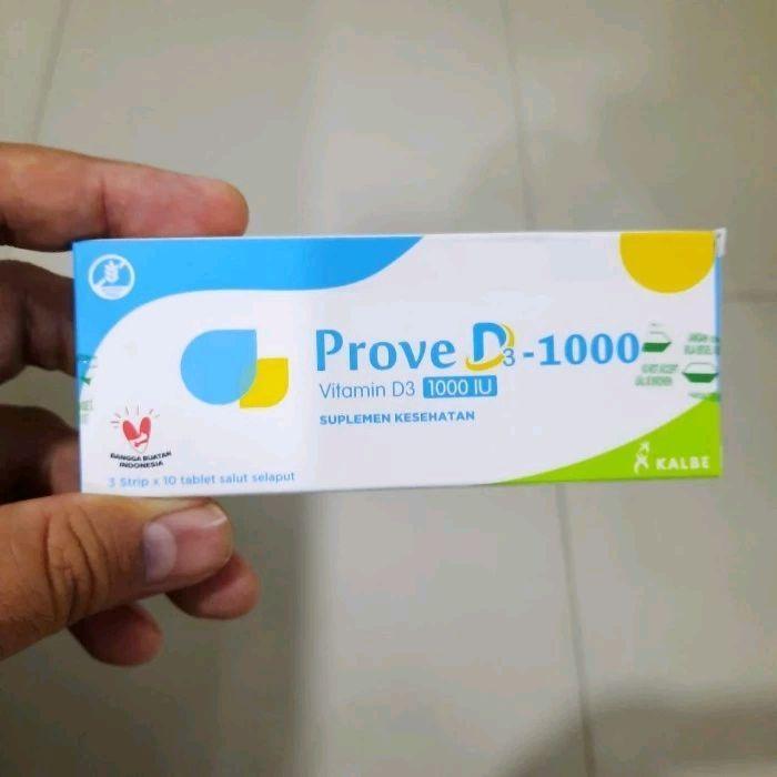 Prove Vitamin D3 1000iu Isi 30 Tablet Vitamin D3 Kalbe