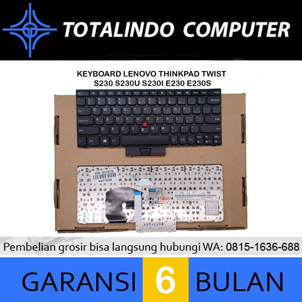 Keyboard Lenovo Thinkpad Twist s230 s230u s230i e230 e230s