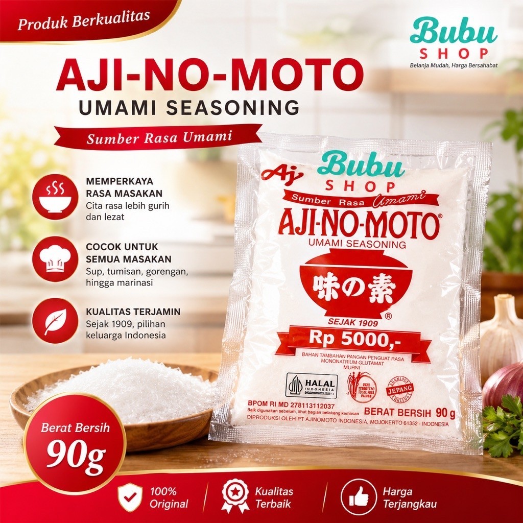 AJINOMOTO SASA MICIN BUMBU PENYEDAP UMAMI 90 gram KECIL