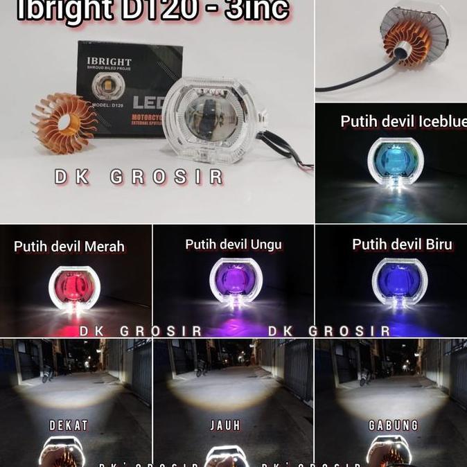 Promo IBRIGHT D120 - Projie Biled Cut Off 3inc Diskon