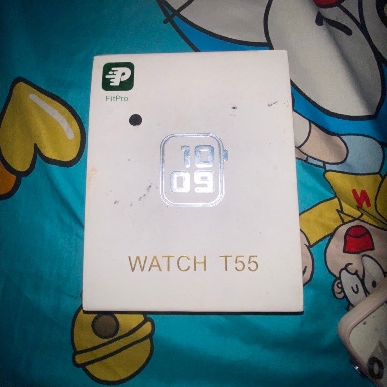 Smartwatch T55 - Panggilan Bluetooth, Tampilan Sentuh, Tahan Percikan Air