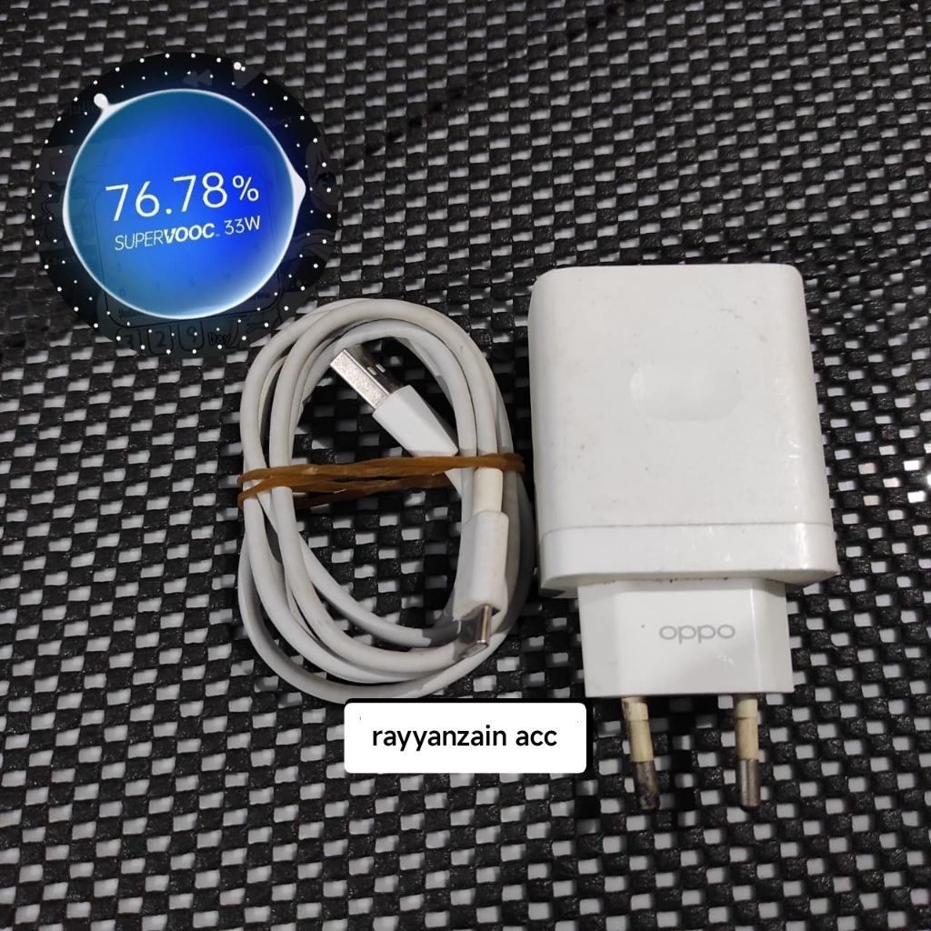 Charger Oppo 33 watt 33W original copotan hp A95 SUPERVOOC 33W ( second )