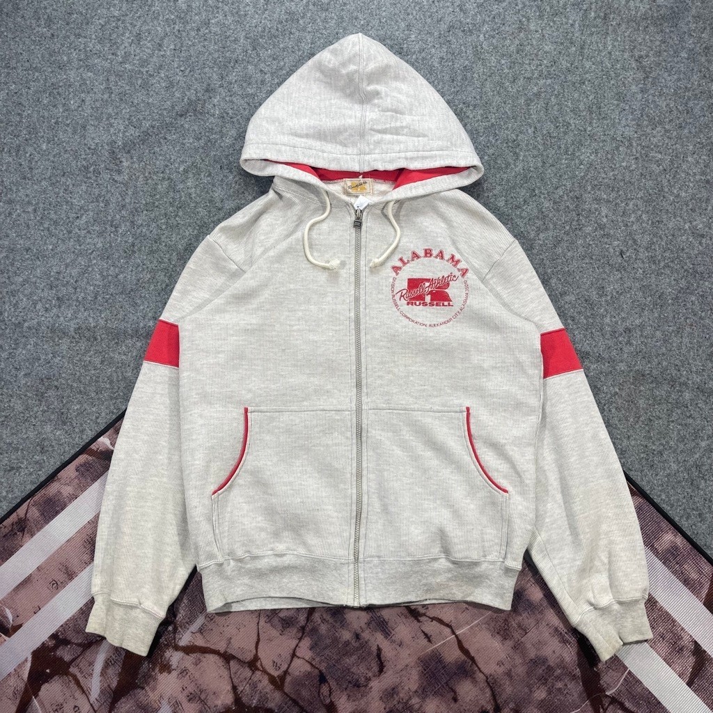 Hoodie Russell Athletic x Mizuno Alabama vintage 80s second