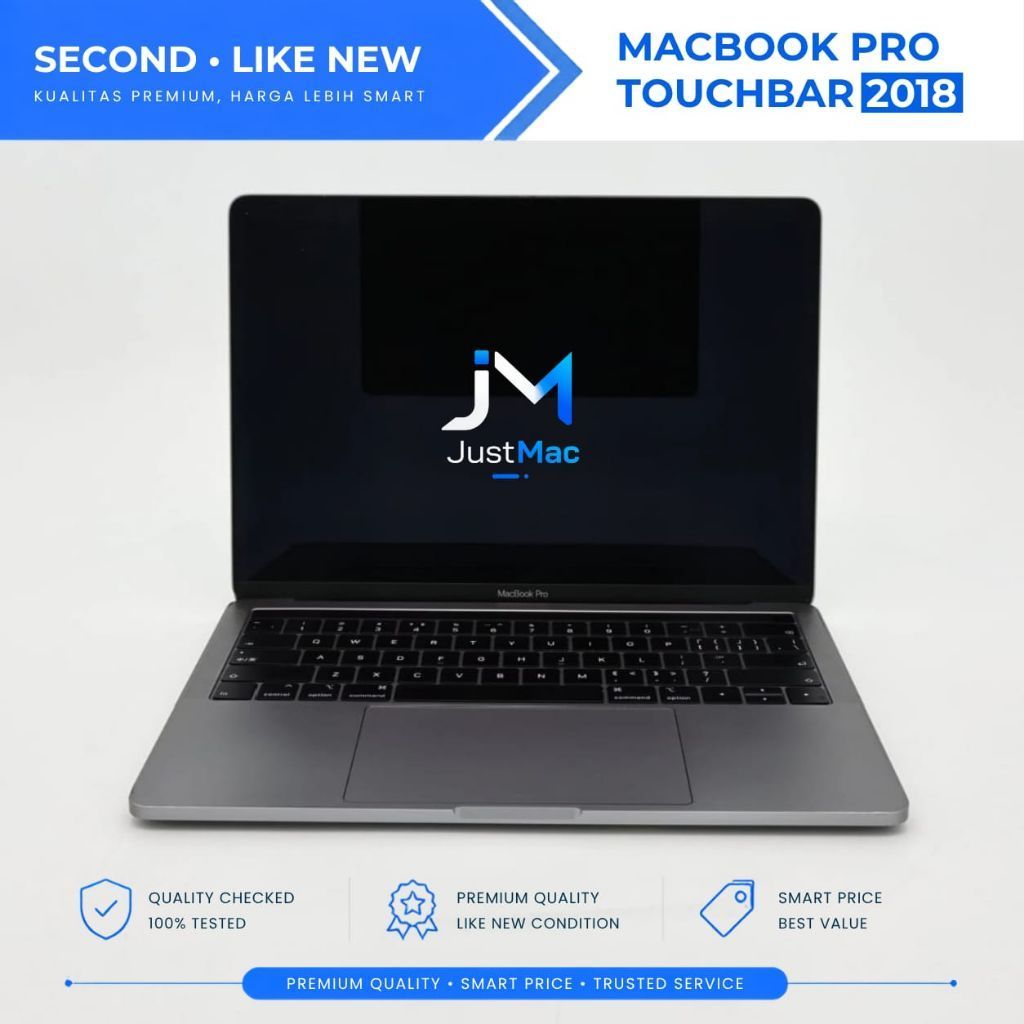 Apple MacBook Pro 2018 Touchbar 13 Inch Laptop MacBook Second Like New