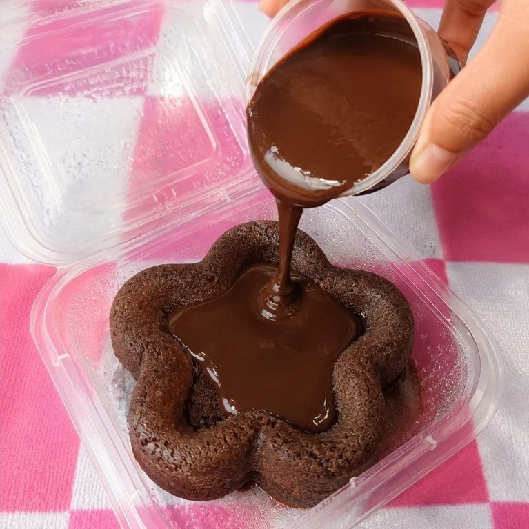 Brownies Lumer Coklat Premium | Dessert Box Mini Lembut & Lumer