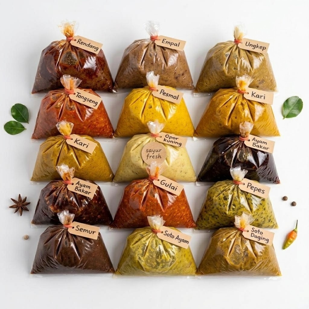 Bumbu Giling Premium - Bawang Giling / Cabe Giling / Ayam Ungkep / Rendang / Semur / Opor, dll