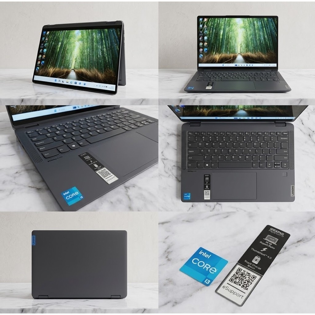 Laptop Lenovo Ideapad Flex 5i Intel Core i3 1215U Touchscreen Lipat 360° Noken