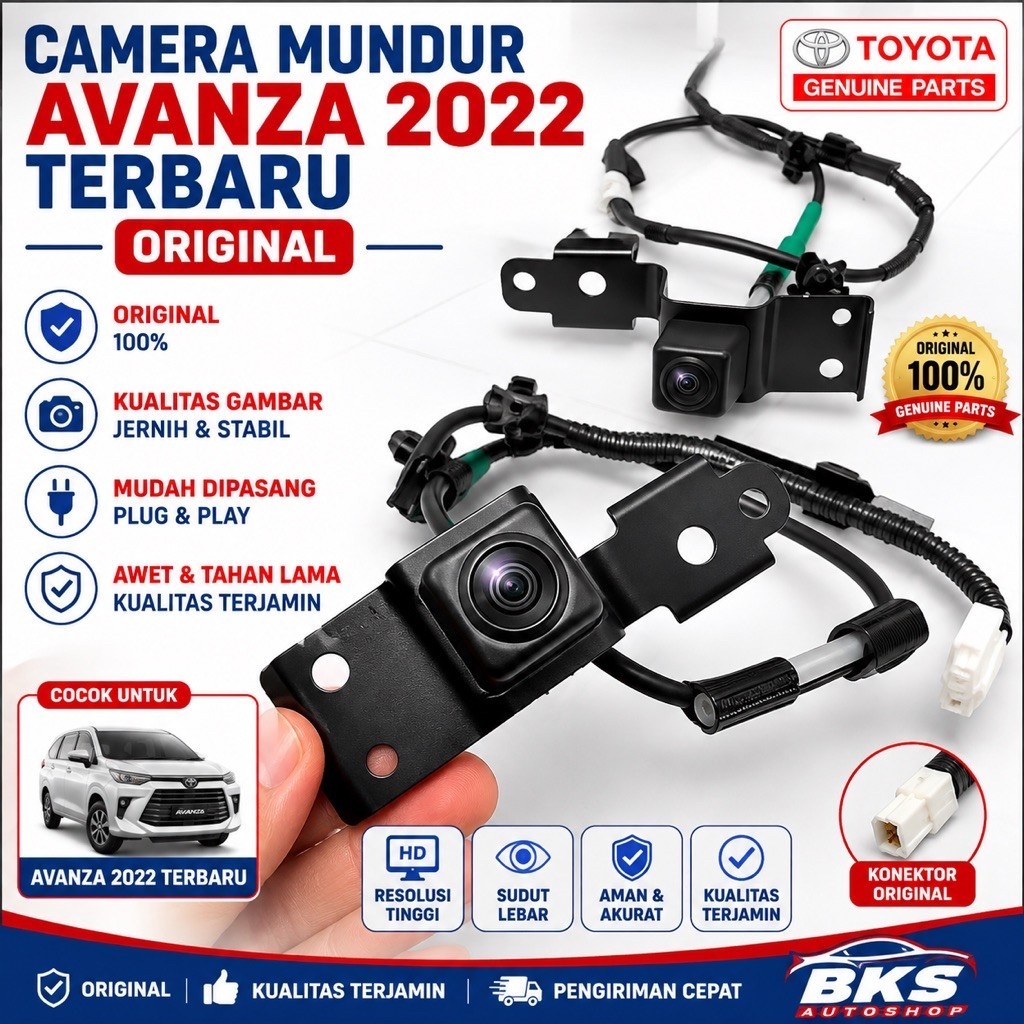 camera mundur Avanza 2022 terbaru original
