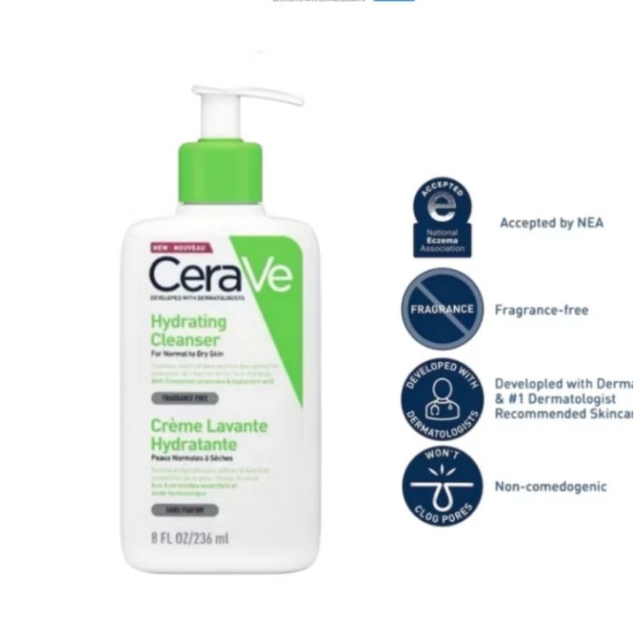 Cerave Hydrating Cleanser 236 Ml