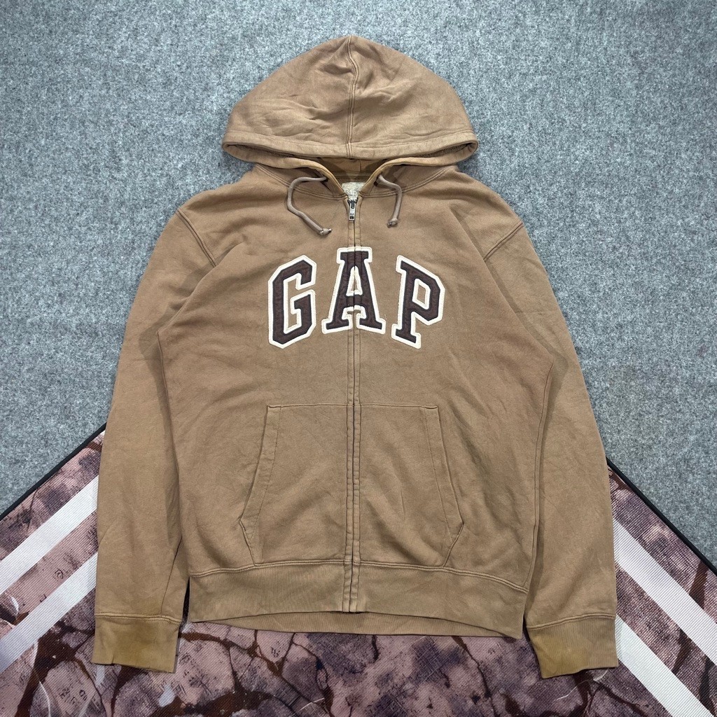 Hoodie GAP brown ziper second