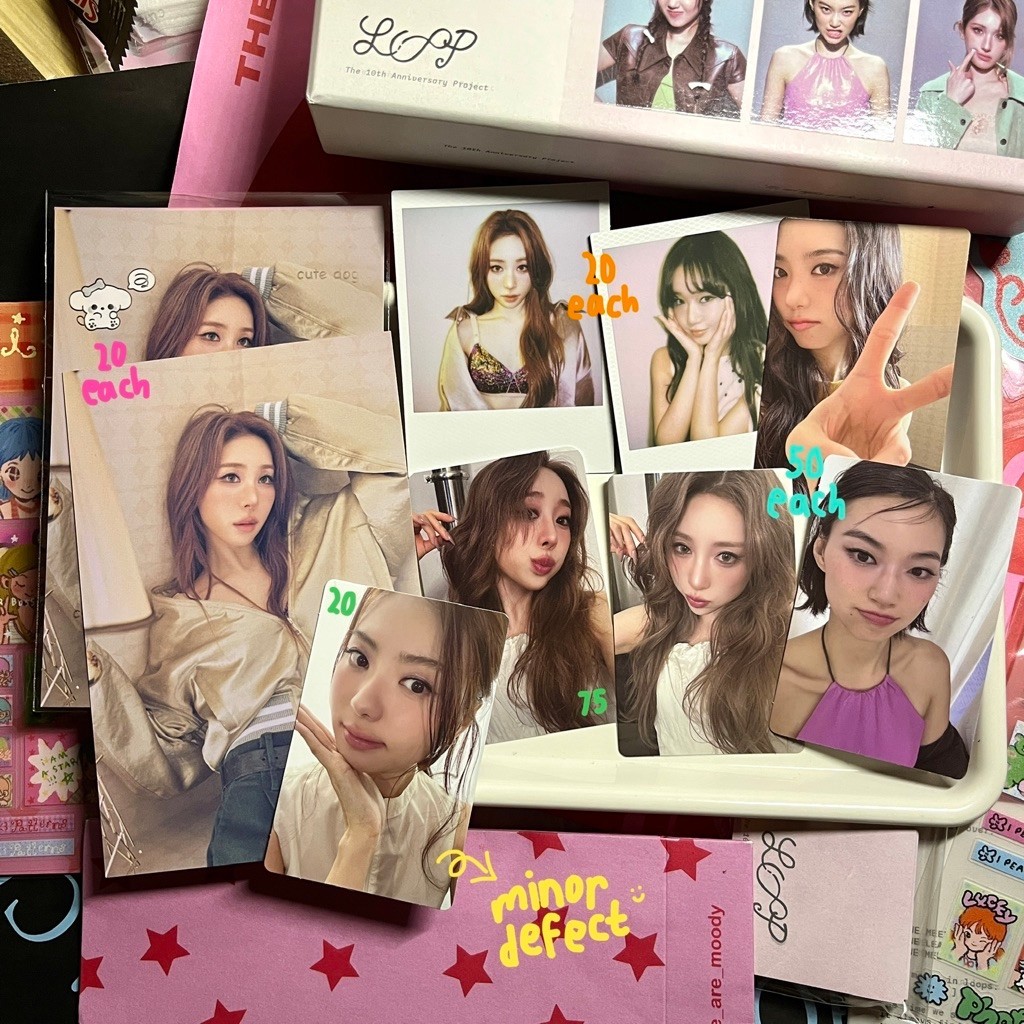 ioi loop photocard doyeon nayoung yeonjung yoojung sohye