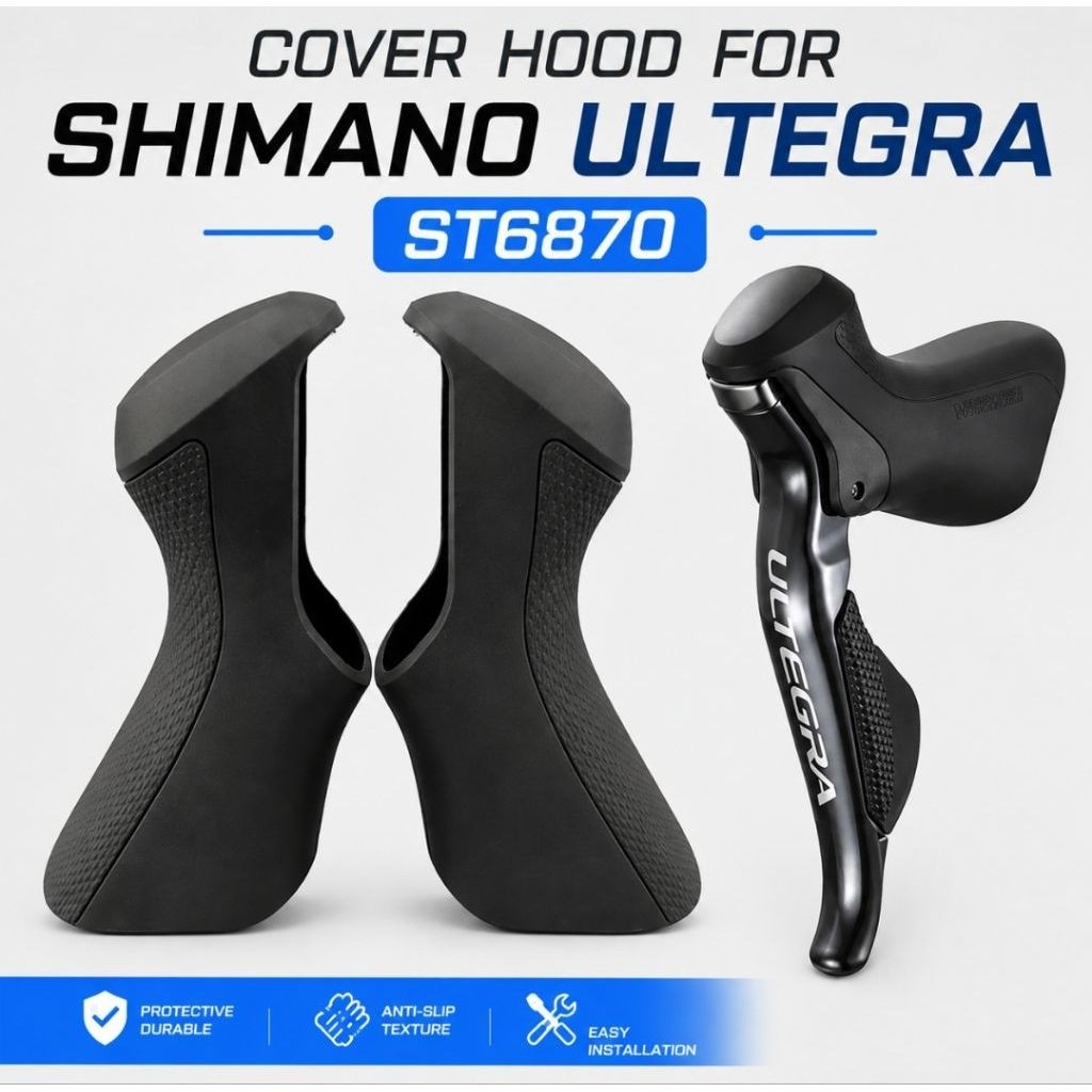 Cover Hood ST6870 Shimano Ultegra Di2 ST-6870 Karet Silicone Ringan Brifter Shifter Road Bike