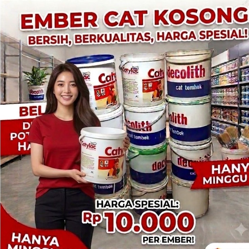 EMBER CAT KOSONG 5 KG