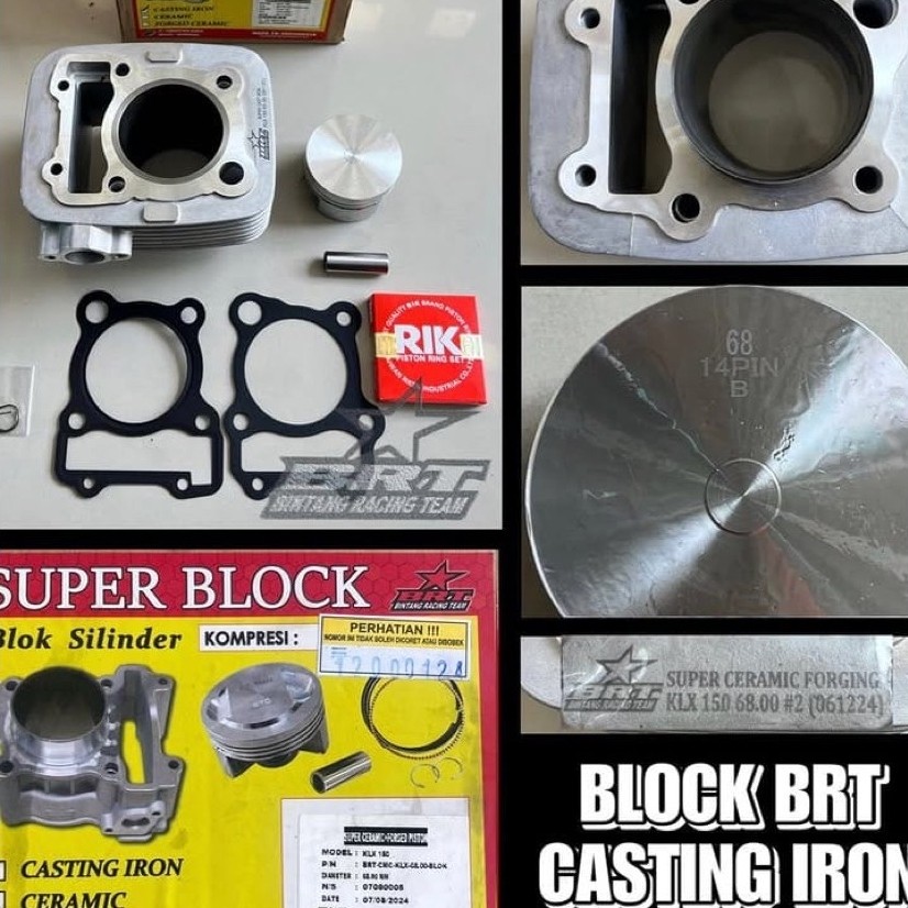 Block BRT casting airon klx 68mm