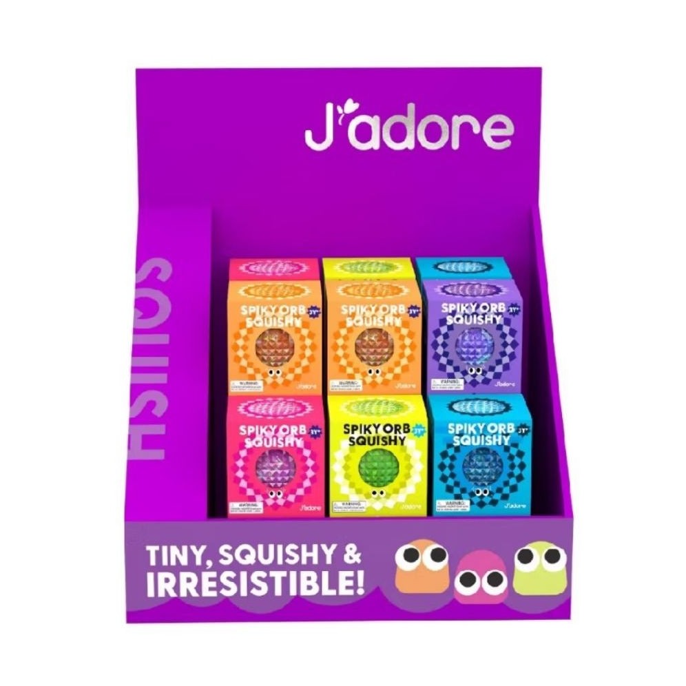 Jadore - Mainan Spiky ORB Squishy Original / Sensory Toys / Slow Rise Sugar Squishy/ Stress Relief