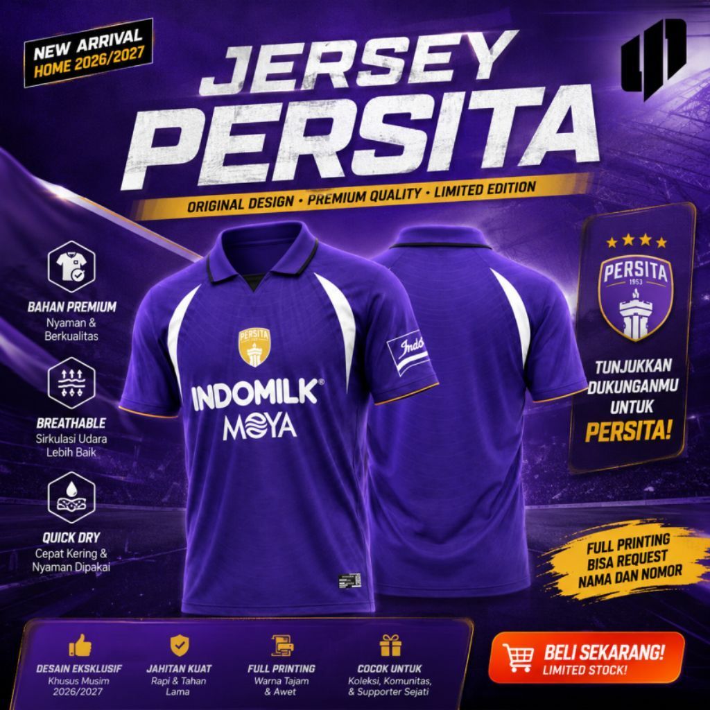 Jersey Persita Home 2026/2027 - PERSITA TANGERANG HOME 2027 TERBARU