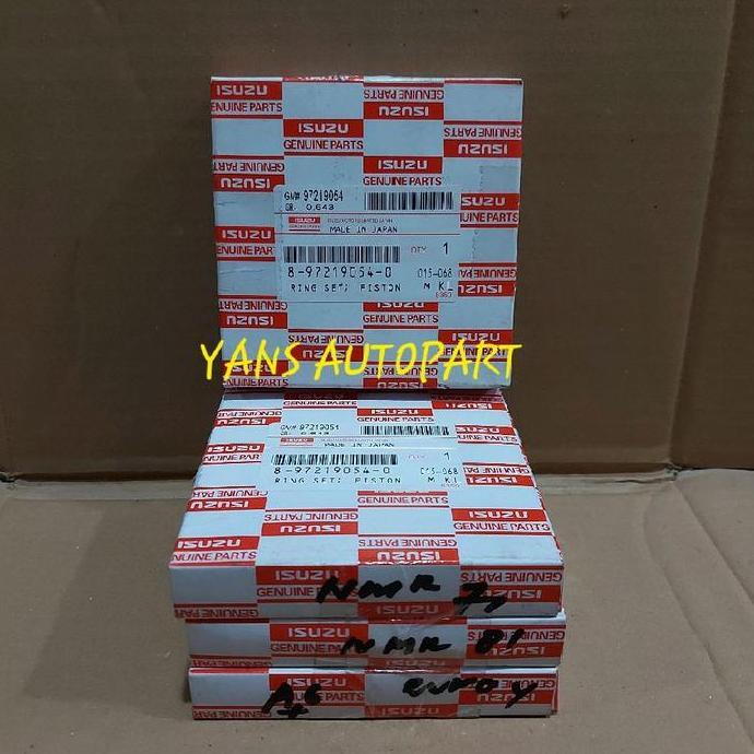 RING SEHER PISTON ISUZU GA NMR71 NMR81 NMR 71 81