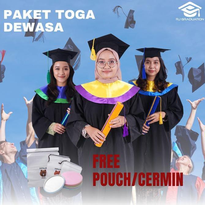 PAKET HEMAT TOGA WISUDA / ATRIBUT TOGA WISUDA/PERLENGKAPAN TOGA WISUDA