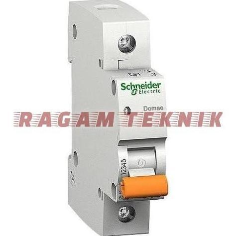 Mcb Schneider 16A C16 Merlin Gerin Domae Stut Listrik Orange
