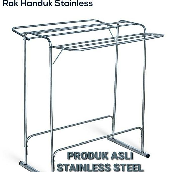 Rak Handuk Stainless Bima, Jemuran Handuk Stainless Bima Binakarya