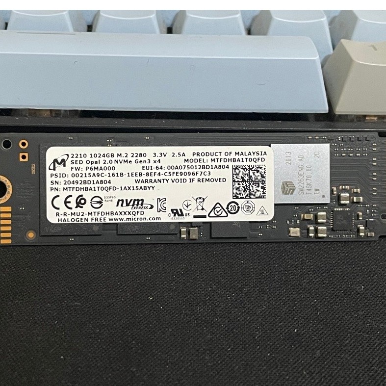 SSD Nvme Micron 1tb Second