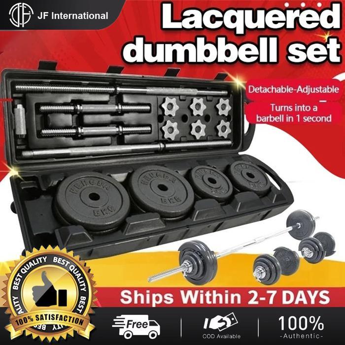 Dumbell 50KG Set / Dumbbell Barbel Set / Dumbel Set Termurah - 50kg