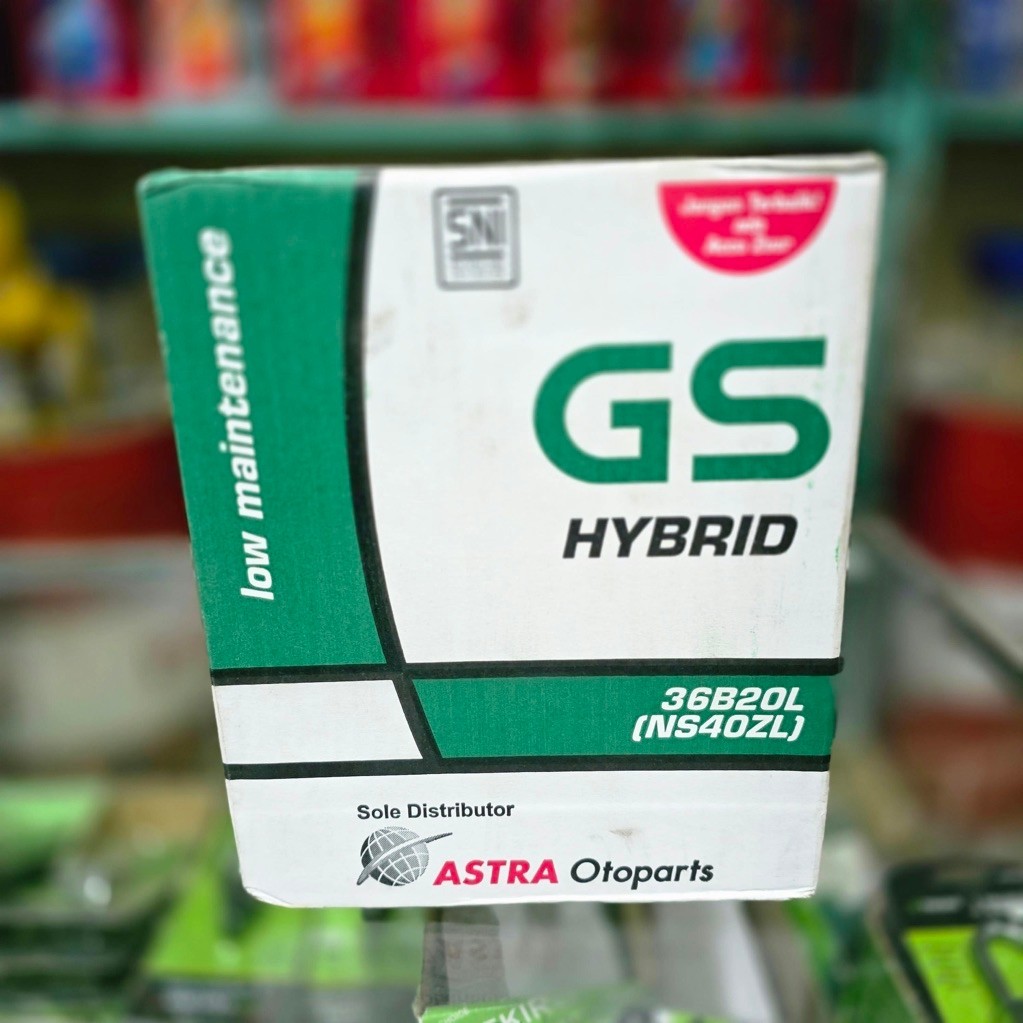 Aki Basah GS Hybrid / Accu GS Hybrid NS40ZL / 36B20L ASTRA OTOPARTS