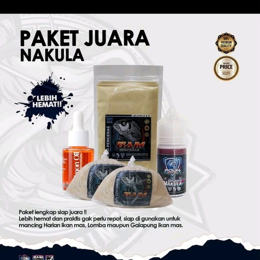 PAKET JUARA NAKULA BAM COCONUT,(NAKULA,,COCONUT,PENGERAS,SOG)