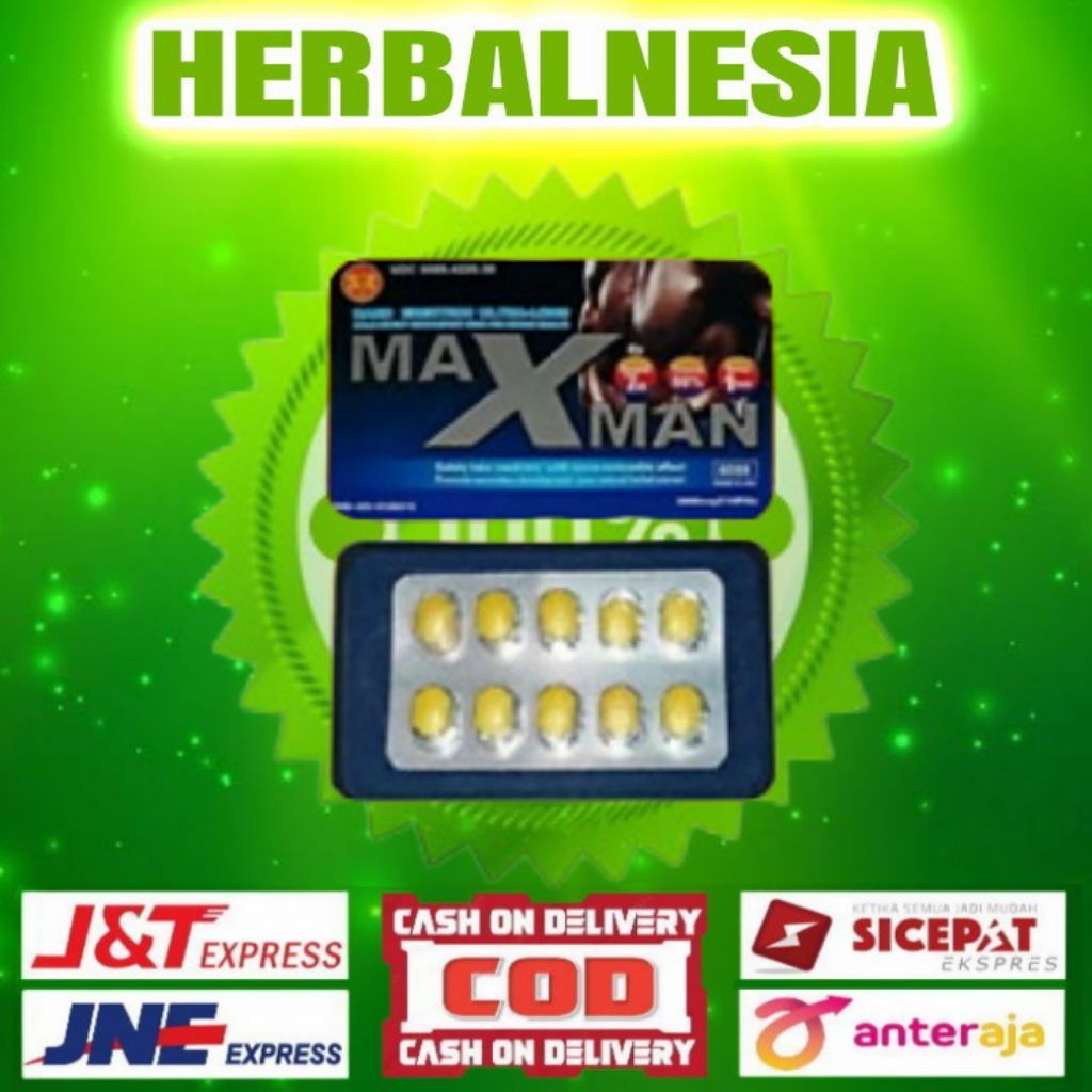 max man suplemen pria original import