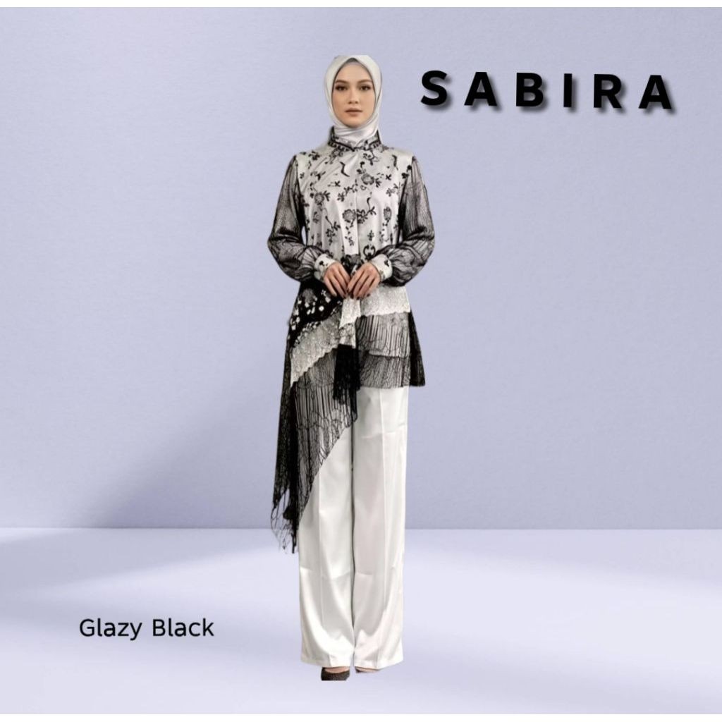 SABIRA SETELAN CELANA ONESET TUNIK SETCEL PESTA BUSANA MUSLIMAH SERAGAMAN BRIDESMAID NIKAHAN LAMARAN