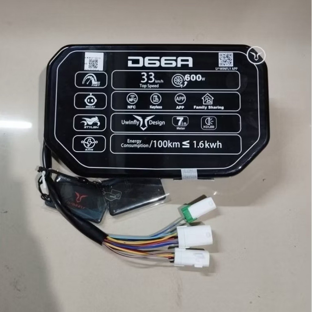 SPEEDOMETER DIGITAL UWINFLY D66A SEPEDA LISTRIK