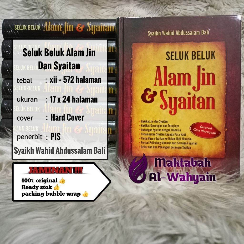 Buku Seluk Beluk Alam Jin Dan Syaitan - Terjemah Wiqayatul Insan Minal Jinni Wasy Syaithan