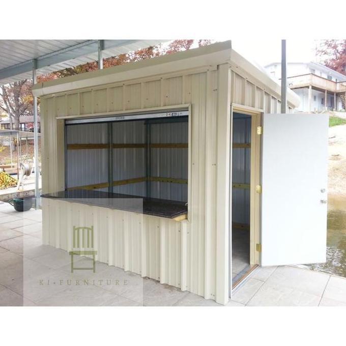 Terlaris Booth Custom Container Stand