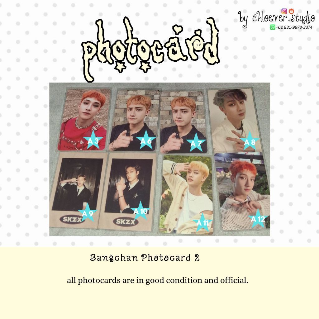Bangchan Photocard 2