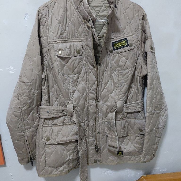 Jaket barbour heritage wash international quilt