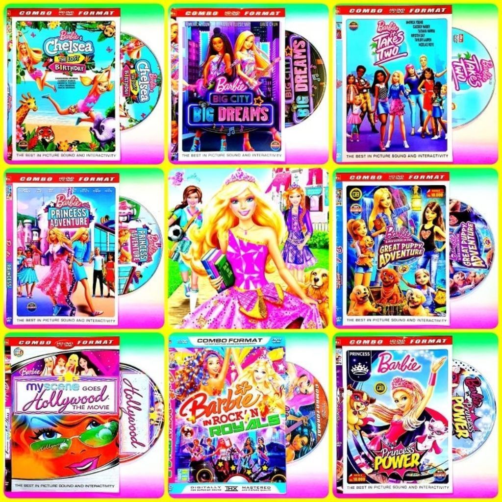 KASET DVD FILEM BARBIE PRINCESS