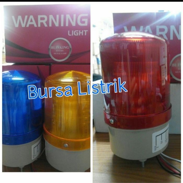 Lampu Rotary Led Multi Volt + Buzzer N-1101J Original Dan Terpercaya