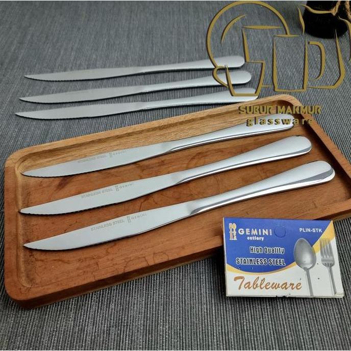 [6 Pcs] Pisau Steak Hotel Stainless Steel Knife (Plin-Stk)