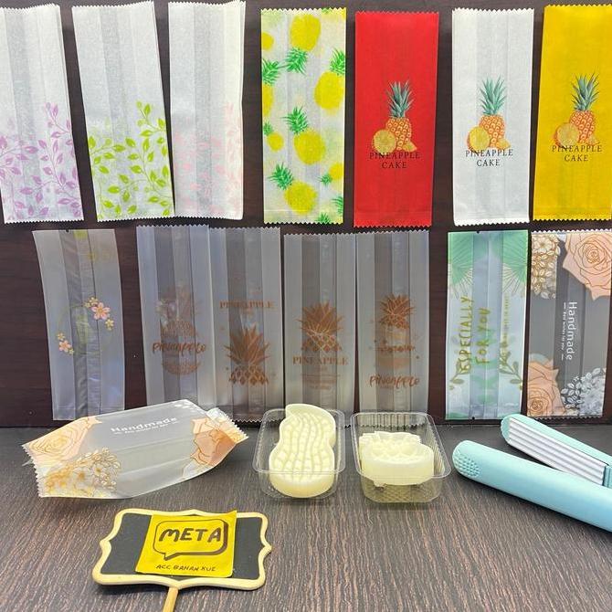 Plastik Nastar Jumbo Taiwan / 100Lembar Plastik Nastar Taiwan / Kantong Kue Kering / Hampers Lebaran